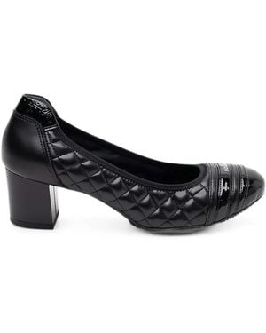 Hogan Leather Heeled Pumps - Black
