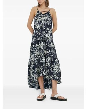 Day Birger et Mikkelsen Floral Tiered Dress - Blue