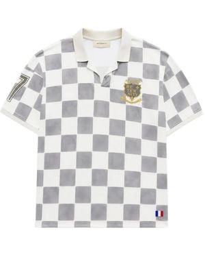 RETERNITY L'Atelier De La Rue Chequered T-Shirt - White