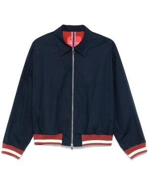 ..,merci Veste À Fermeture Zippée - Bleu