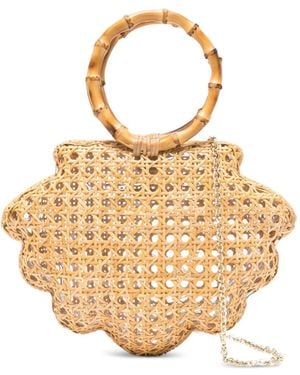 Serpui Ethan Shell Scalloped Tote Bag - Metallic