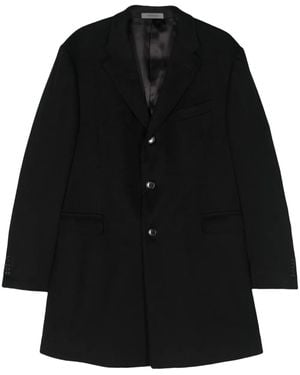 Corneliani カシミア シングルコート - ブラック