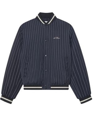 Les Deux Chaqueta bómber Tech Varsity - Azul