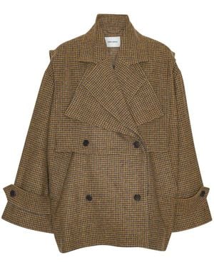 Henrik Vibskov Hands Down Double-Breasted Jacket - Brown