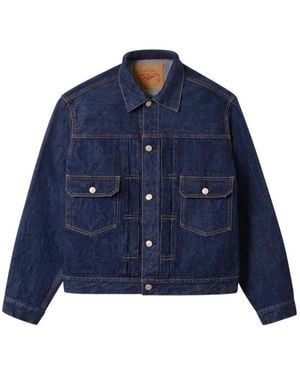Fortela Cisco Front-Pocket Denim Jacket - Blue