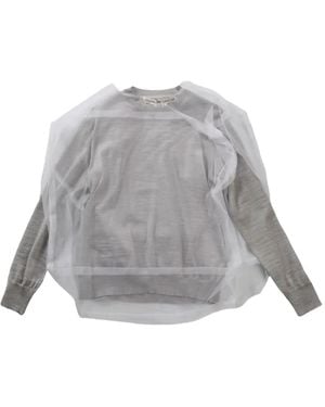 Comme des Garçons Layered Sweatshirt - Gray