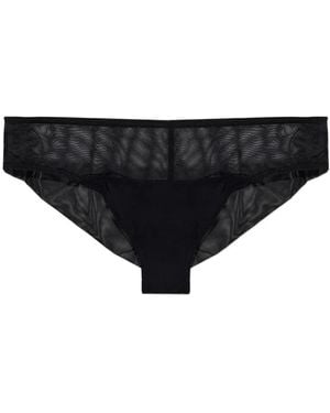 Heist Culotte Brésilienne Transparente - Noir