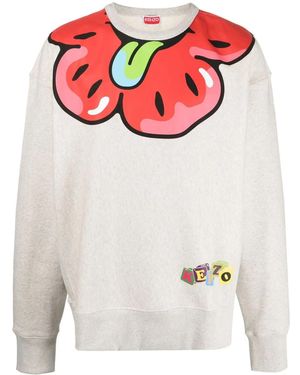 KENZO Boke Flower グラフィック スウェットシャツ - ピンク