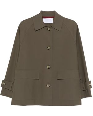 Harris Wharf London Veste À Manches Raglan - Green