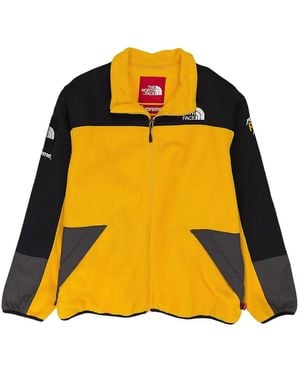Supreme X The North Face Fleece Jacket - Yellow