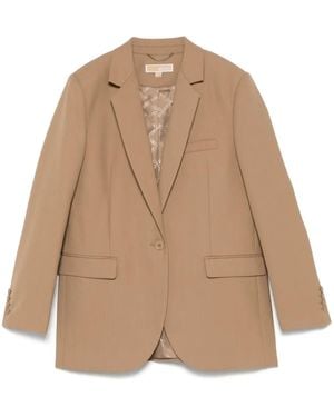 MICHAEL Michael Kors 1 Bttn Mensy Blazer - Natural