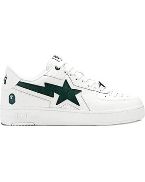 A Bathing Ape Icon Sneakers Mit Sternen - Weiß