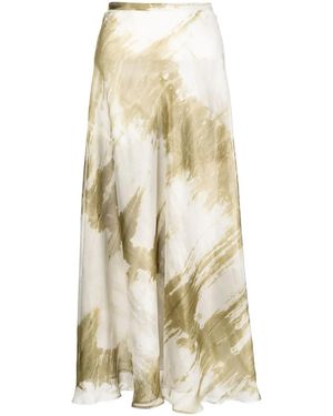 Bambah Gonna Svasata Con Fantasia Tie Dye - Verde