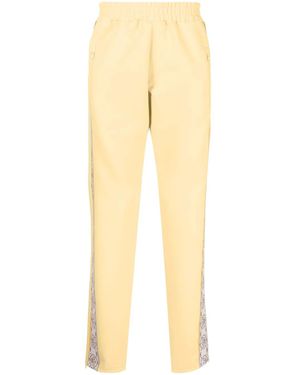 MOUTY Logo-Print Track Trousers - Natural