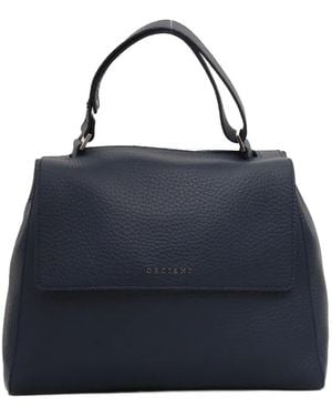 Orciani Sveva Flap Top Bag - Blue