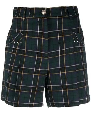 Liu Jo Check-pattern Shorts - Black