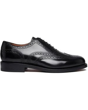 G.H. Bass & Co. Leather Brogue Shoes - Black