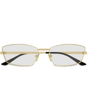Gucci Occhiali Da Sole Rettangolari - Metallizzato