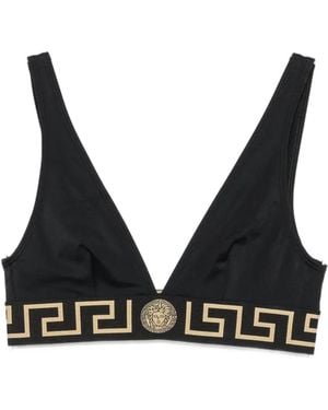 Versace Medusa Bikini Top - Black