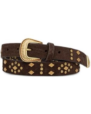 INTROPIA Embellished Belt - Brown