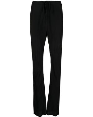 Low Classic Straight-Leg Pants - Black