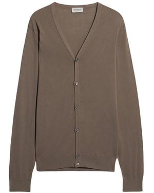 Fortela Whitchurch Buttoned Cardigan - Brown