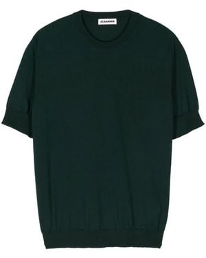 Jil Sander ファインニット トップ - グリーン