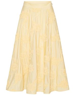 ROTATE BIRGER CHRISTENSEN Floral Maxi Skirt - Yellow