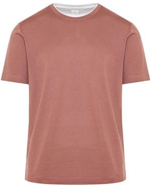 Eleventy Camiseta de tejido jersey - Rosa