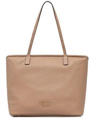 Liu Jo Studded Tote Bag - Natural