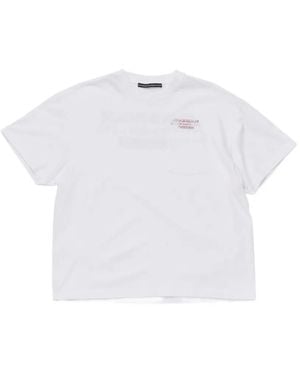 Stockholm Surfboard Club Camiseta Pocket Tee - Blanco