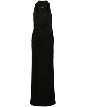 TOM FORD 黒 ノースリーブ タイトドレス