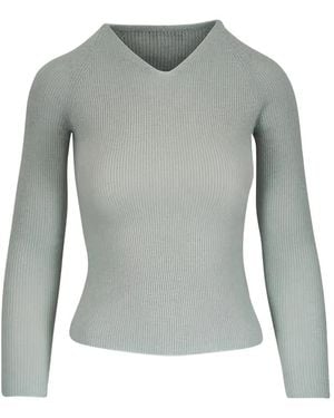 Vince V-Neck Knitwear - Grey