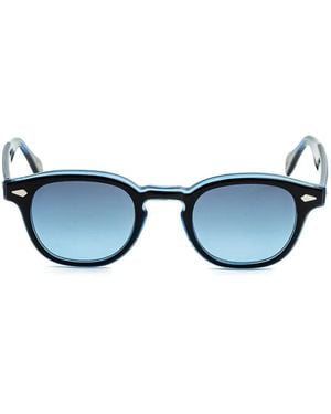 Moscot Runde Lemtosh Sonnenbrille - Blau