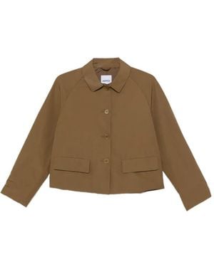 Aspesi Long-Sleeve Pocket Jacket - Brown