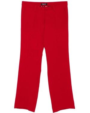BLAKLACE Mid-Rise Trousers - Red