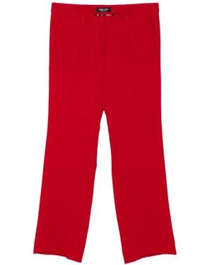 BLAKLACE Pantalones de talle medio - Rojo