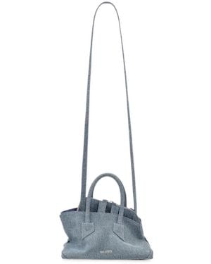 The Attico Mini La Passeggiata Tote Bag - Blue