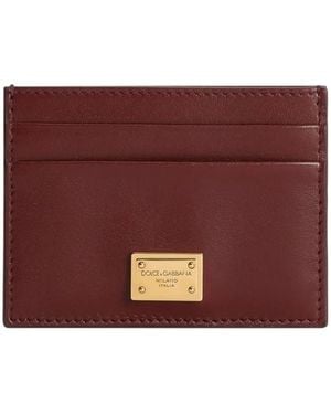 Dolce & Gabbana Dolce & Gabbana Plongé Card Holder - Purple