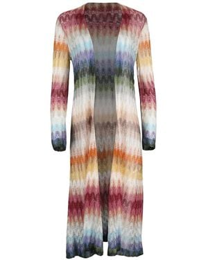 Missoni Zigzag-Knit Cardigan - White