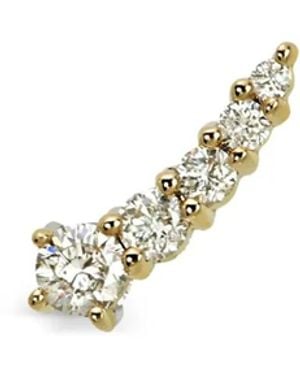 Lark & Berry 14Kt Shooting Star Diamond Stud Earring - Metallic