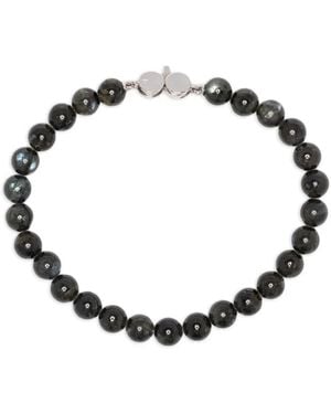 Tom Wood Larvikite sterling-silver bracelet - Metálico