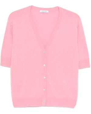 Philo-Sofie Cashmere Buttoned V-Neck Cardigan - Pink