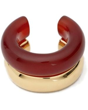 Neeka Studios Offener Ring Mit Schichteffekt - Rot