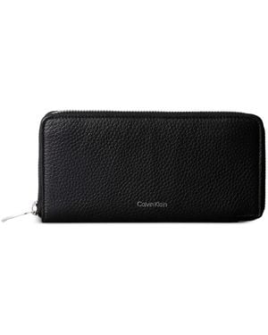 Calvin Klein Zip-Up Wallet - Black
