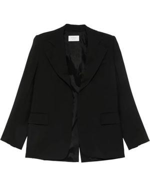 Sportmax Single-Breasted Wool Jacket - Black