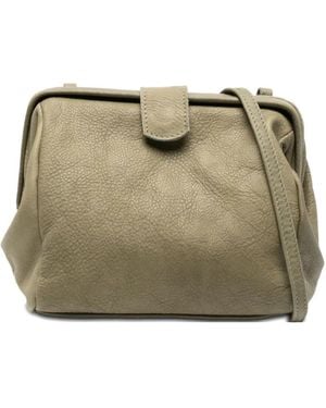 SOMMET Leren Crossbodytas - Naturel