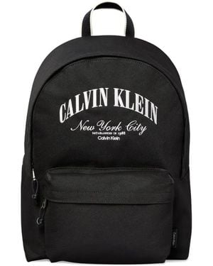 Calvin Klein Heritage Logo Backpack - Black