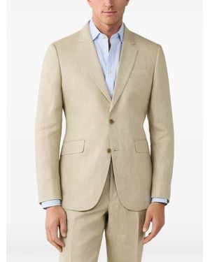 Hackett Belgravia Linen Suit - Natural