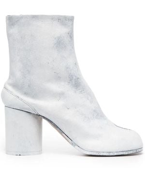 Maison Margiela Tabi Bianchetto Ankle Boots 8Cm Heel - White